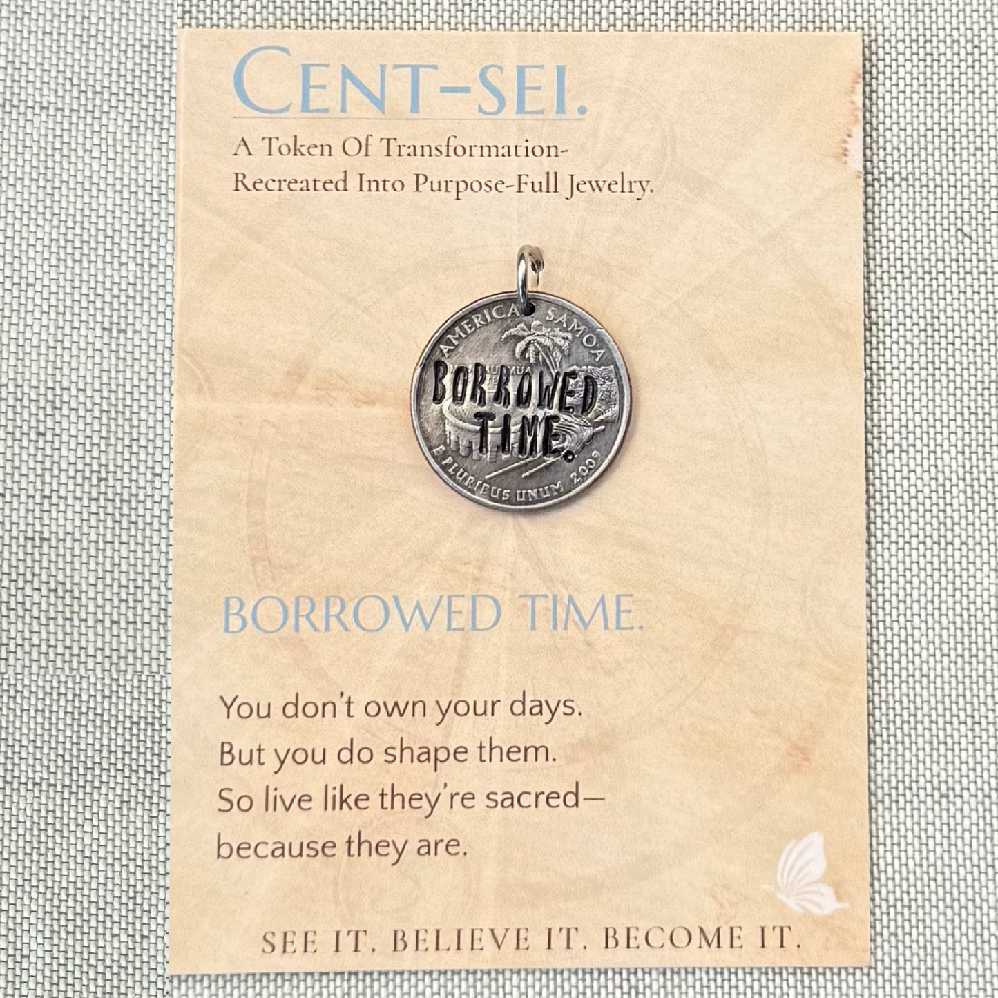 BORROWED TIME.- For the one becoming intentional—because she knows life is short, and sacred.