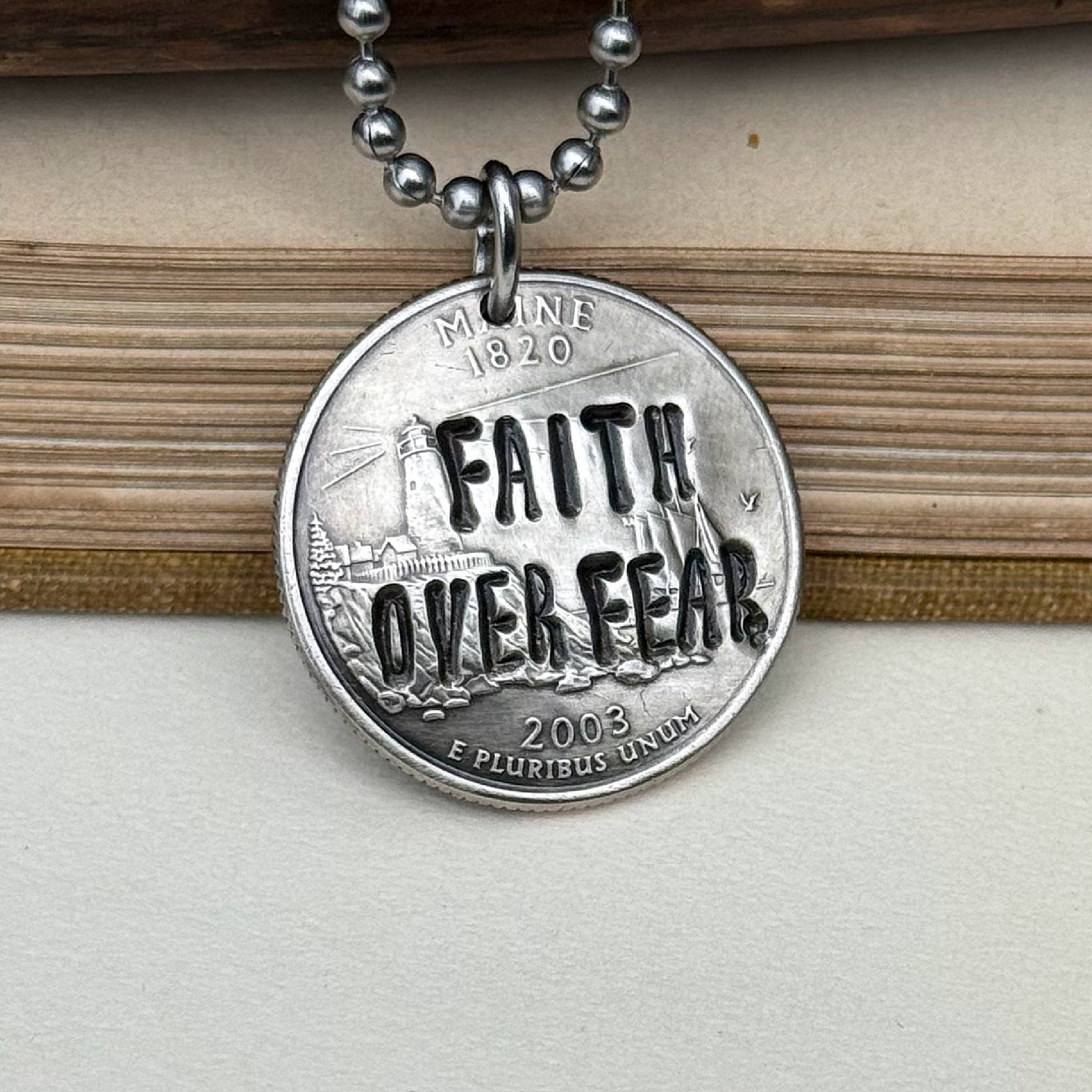 FAITH OVER FEAR. Fear isn’t in charge. God is.
