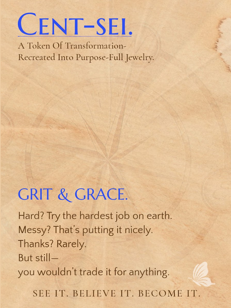 GRIT & GRACE.- Made for the ones mothering without applause, leading with love, and never backing down