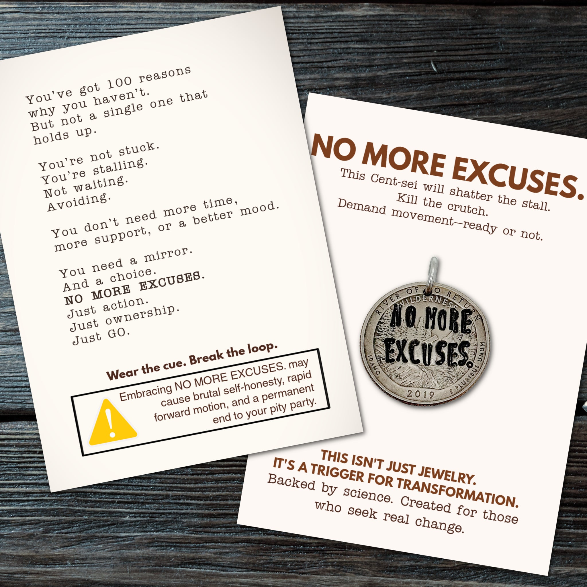 NO MORE EXCUSES- You don’t need more time. You need truth.