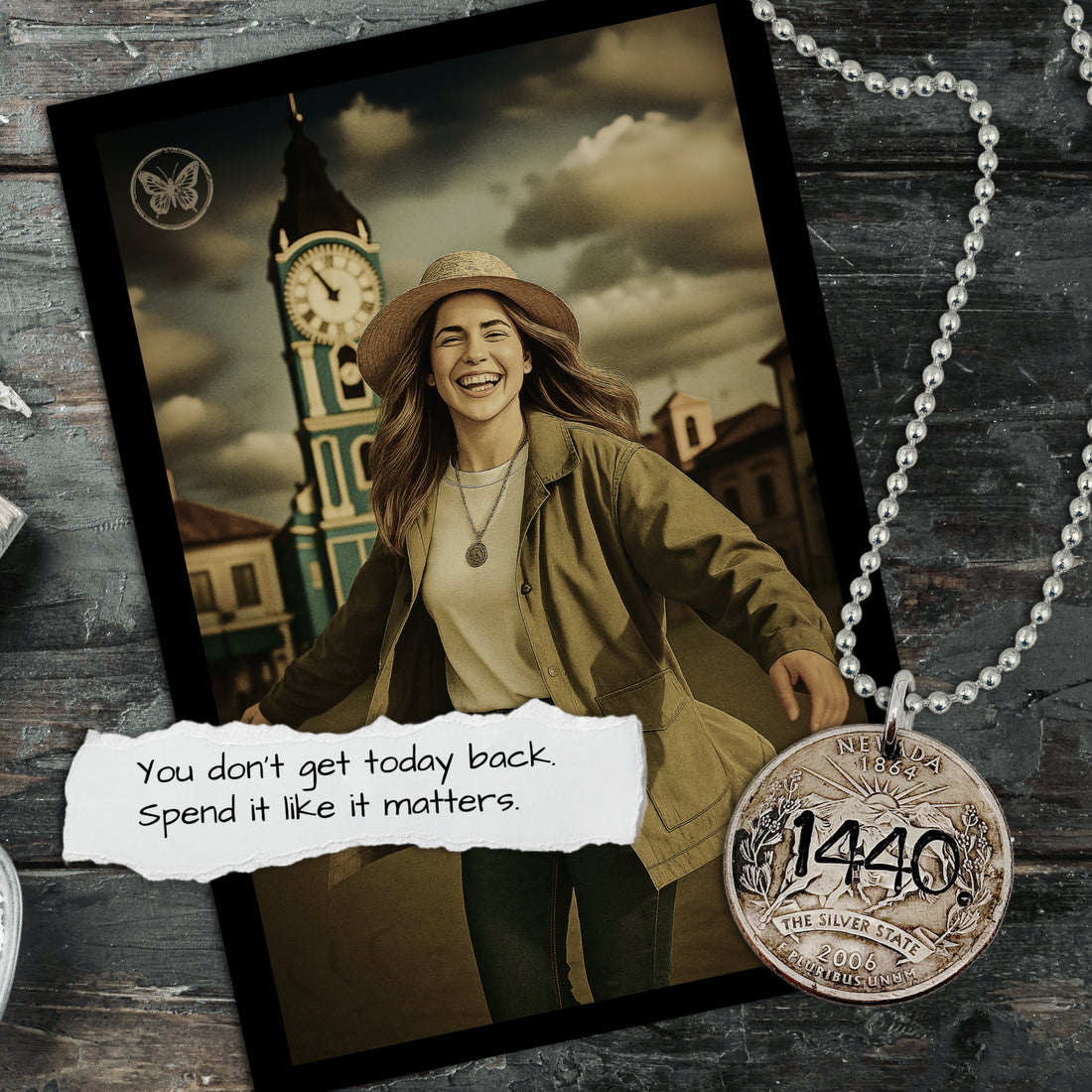 1440- Time doesn’t care how you feel. But it remembers what you did.