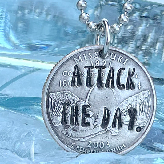 ATTACK THE DAY. Necklace