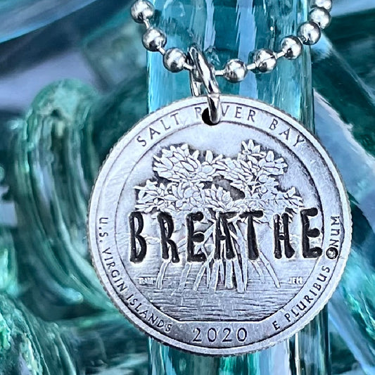 BREATHE. Ball Chain Necklace