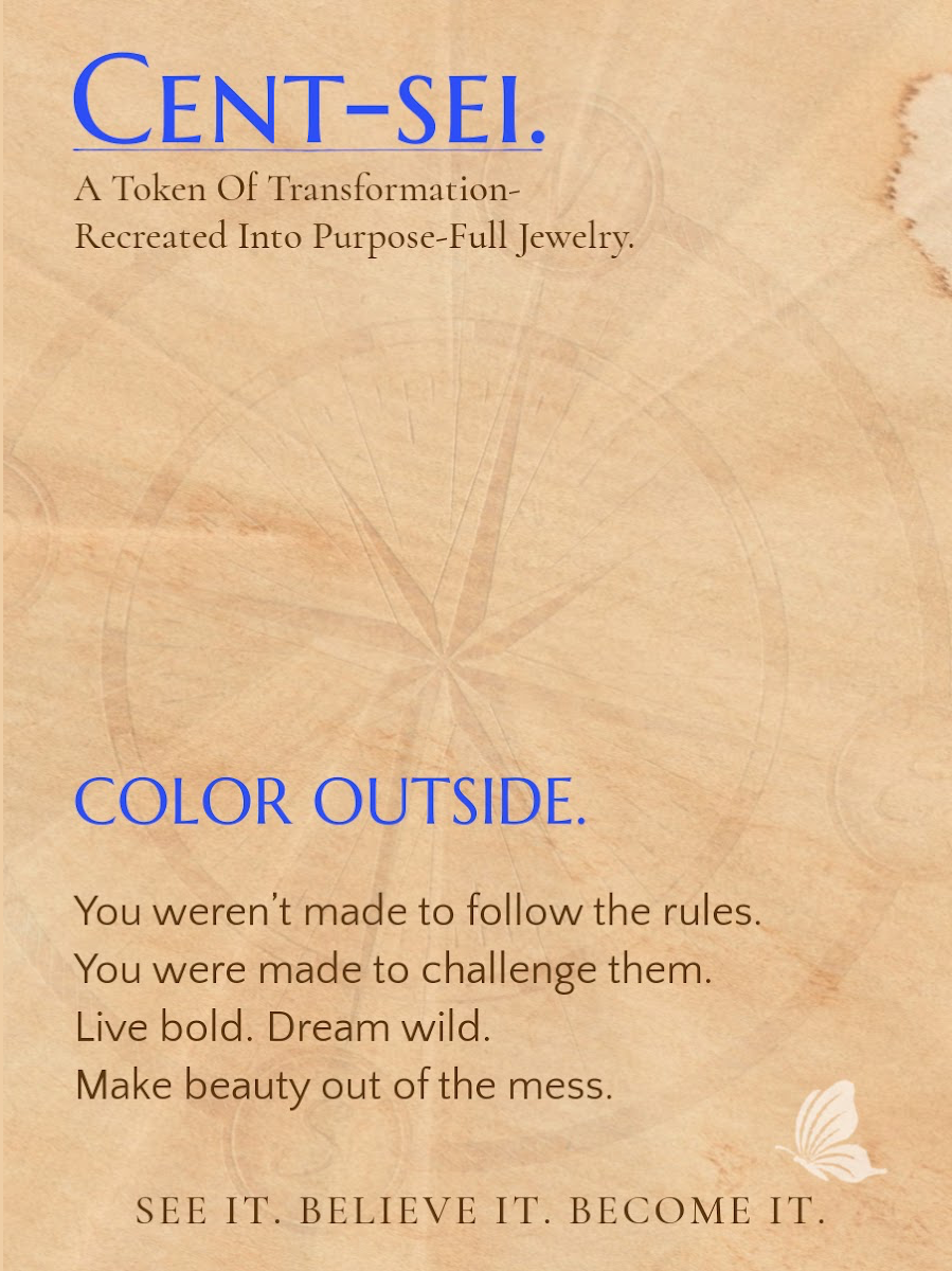 COLOR OUTSIDE.- For the one becoming who she is—without apology, without a box.