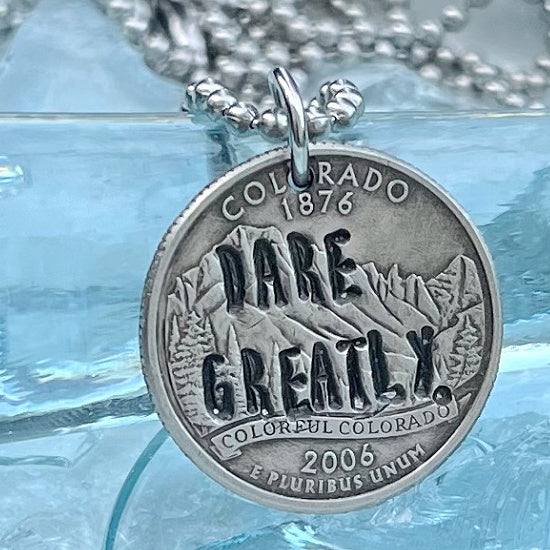 DARE GREATLY. Necklace