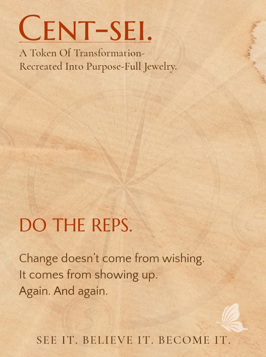 DO THE REPS.- For the one becoming stronger by showing up—especially on the hard days.