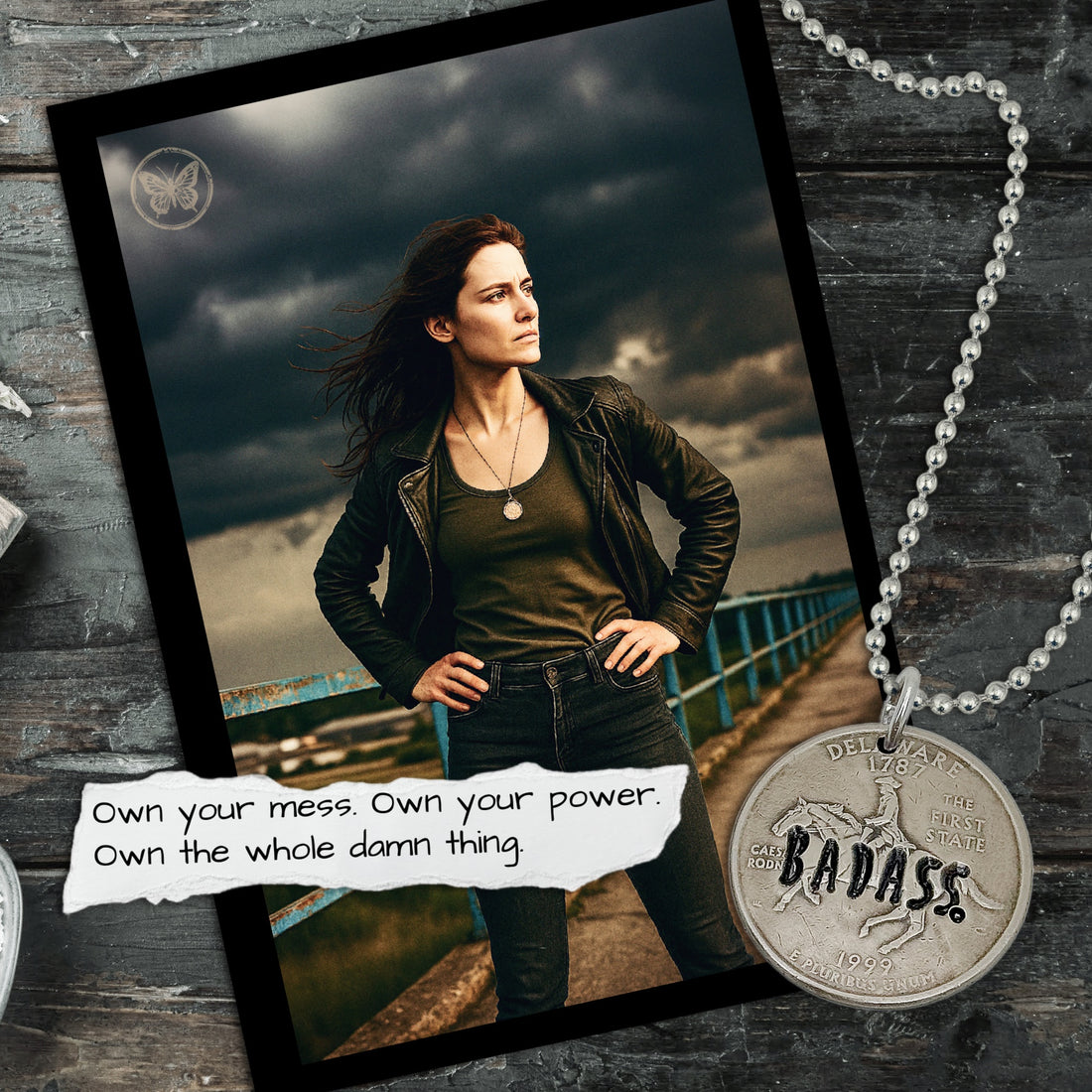 BADASS. You don’t become a badass by feeling strong—only by refusing to stay weak.