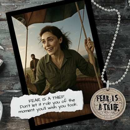 FEAR IS A THIEF. It stole your voice. Your vision. Your momentum. Time to take it back.