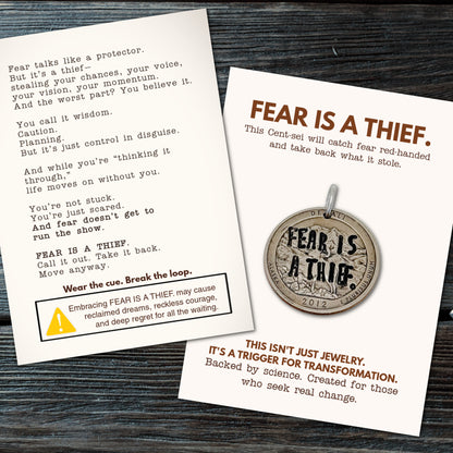 FEAR IS A THIEF. It stole your voice. Your vision. Your momentum. Time to take it back.