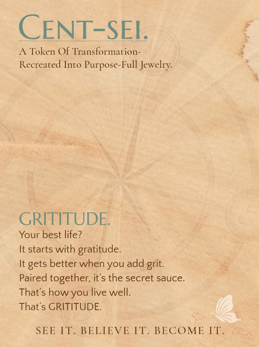 GRITITUDE.- For the one becoming grounded in gratitude—and unshakable in grit.