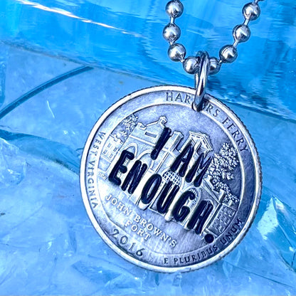 I AM ENOUGH. Ball Chain Necklace