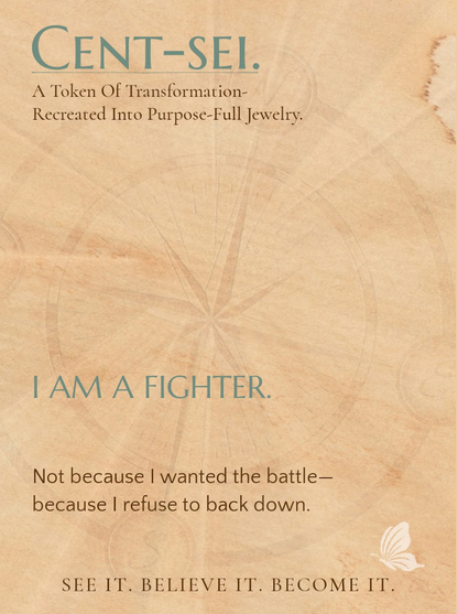 I AM A FIGHTER.- For the one who’s been hit hard—and keeps showing up harder.