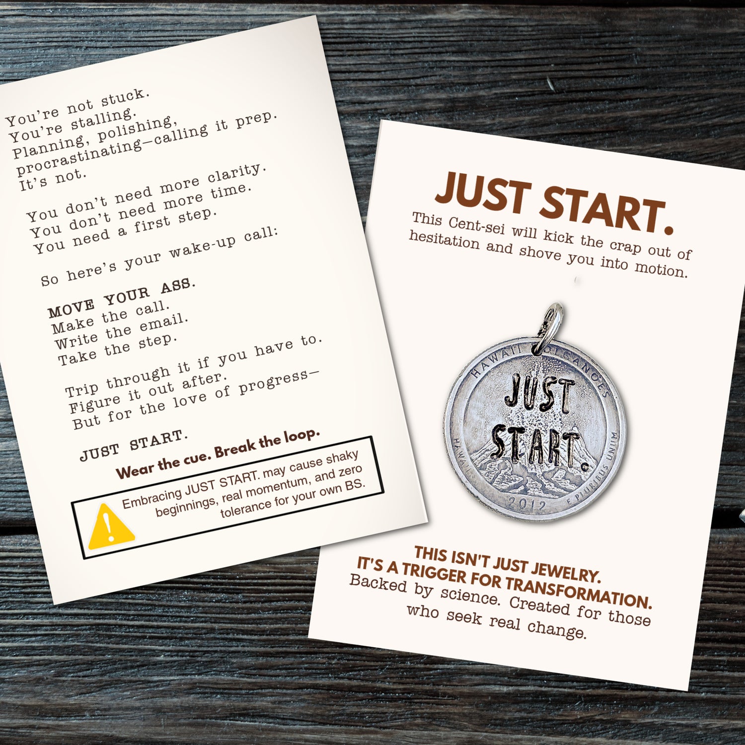 JUST START. Progress doesn’t wait for perfect.