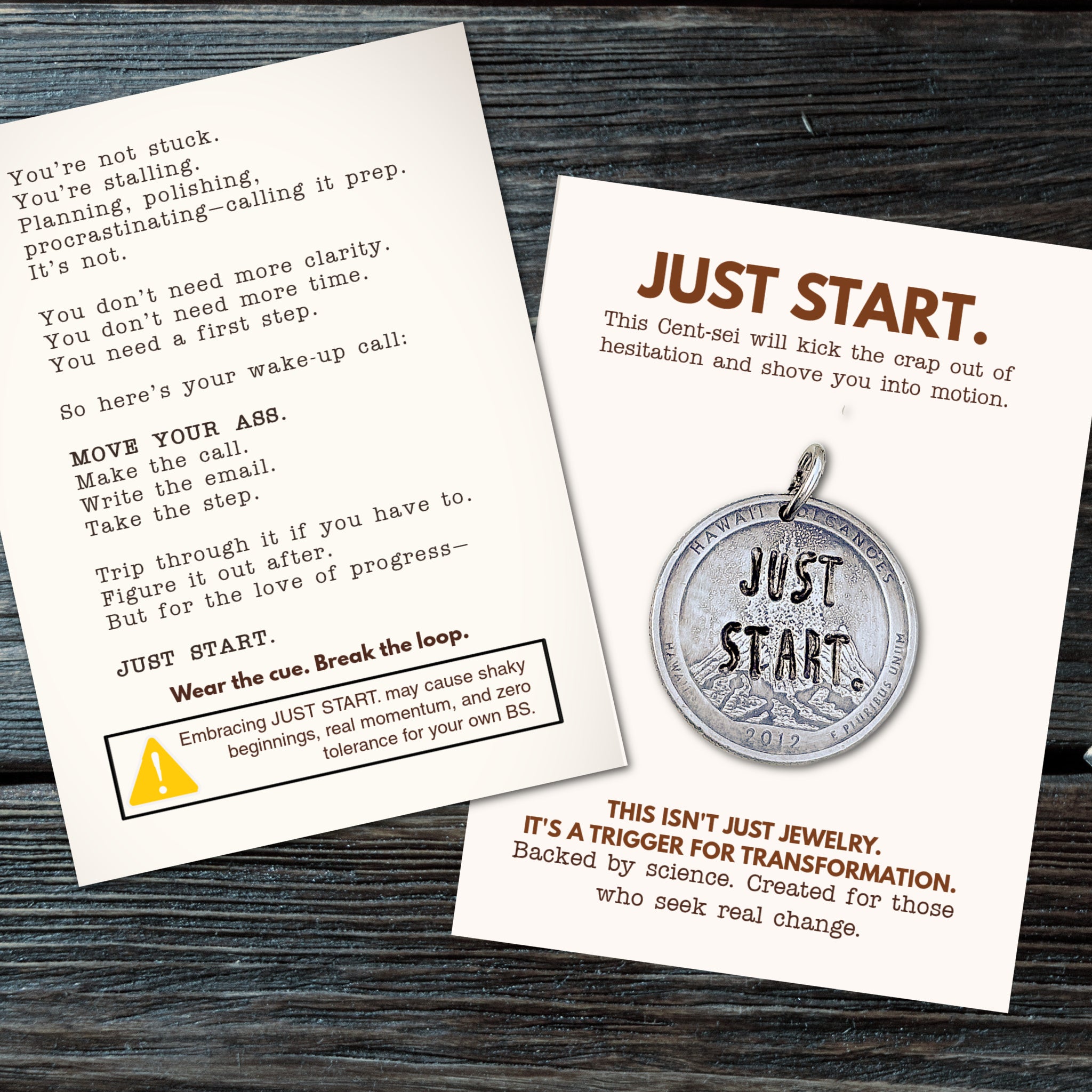 JUST START. Progress doesn’t wait for perfect.