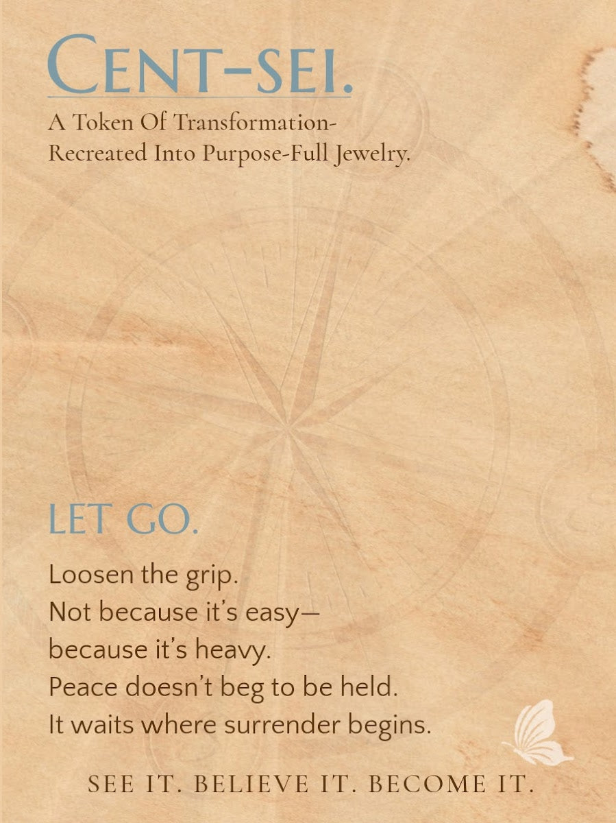 LET GO.- For the one becoming strong enough to release what’s no longer theirs to carry.