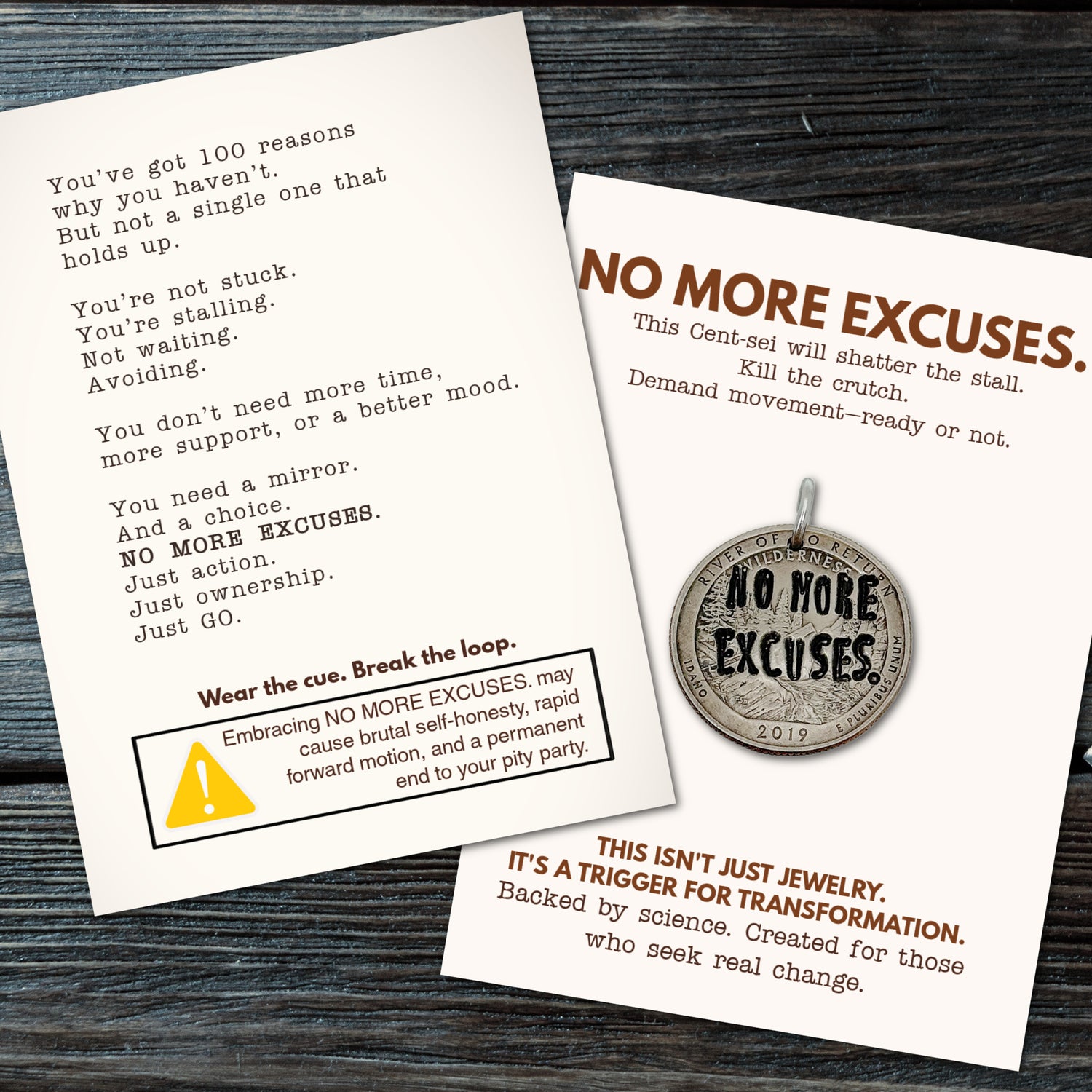 NO MORE EXCUSES- You don’t need more time. You need truth.