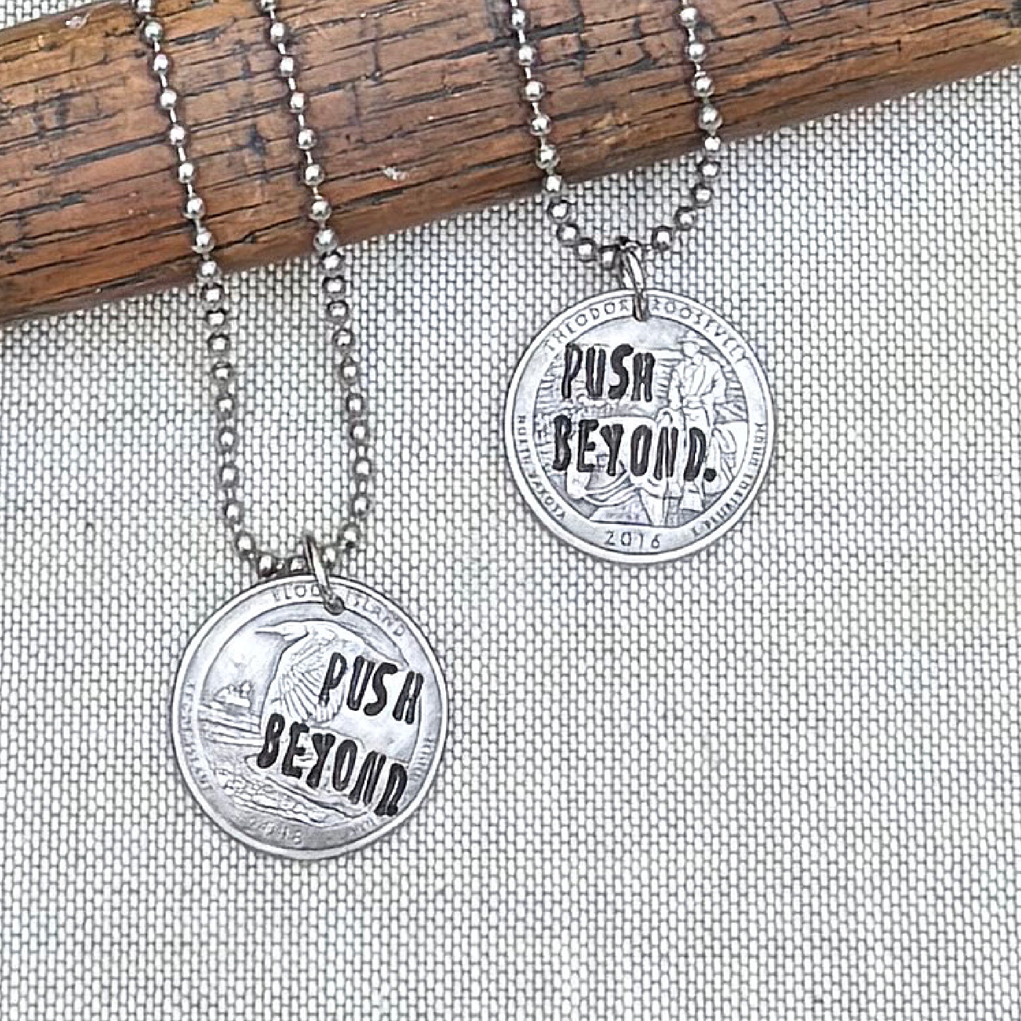 PUSH BEYOND.- For the one becoming bold enough to test her limits—and break through them.