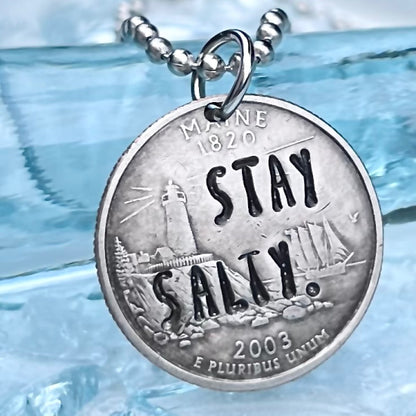 STAY SALTY. Necklace