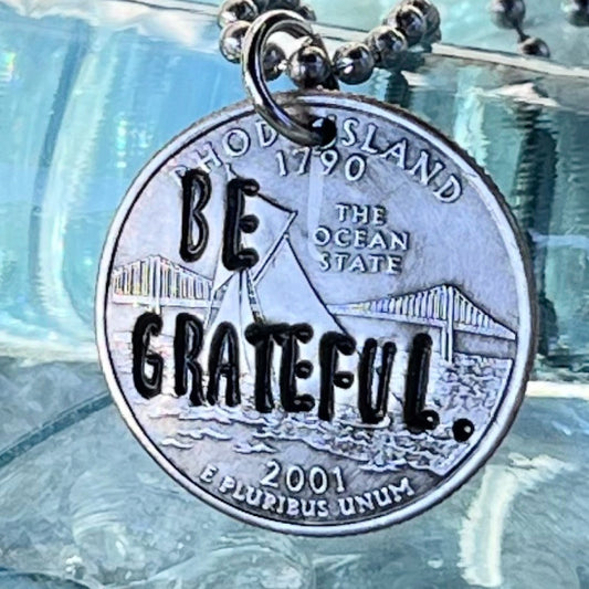 BE GRATEFUL. Necklace