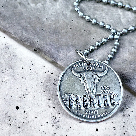 BREATHE. Ball Chain Necklace