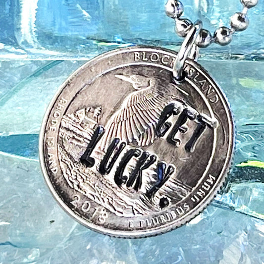 GET LUCKY. Ball Chain Necklace